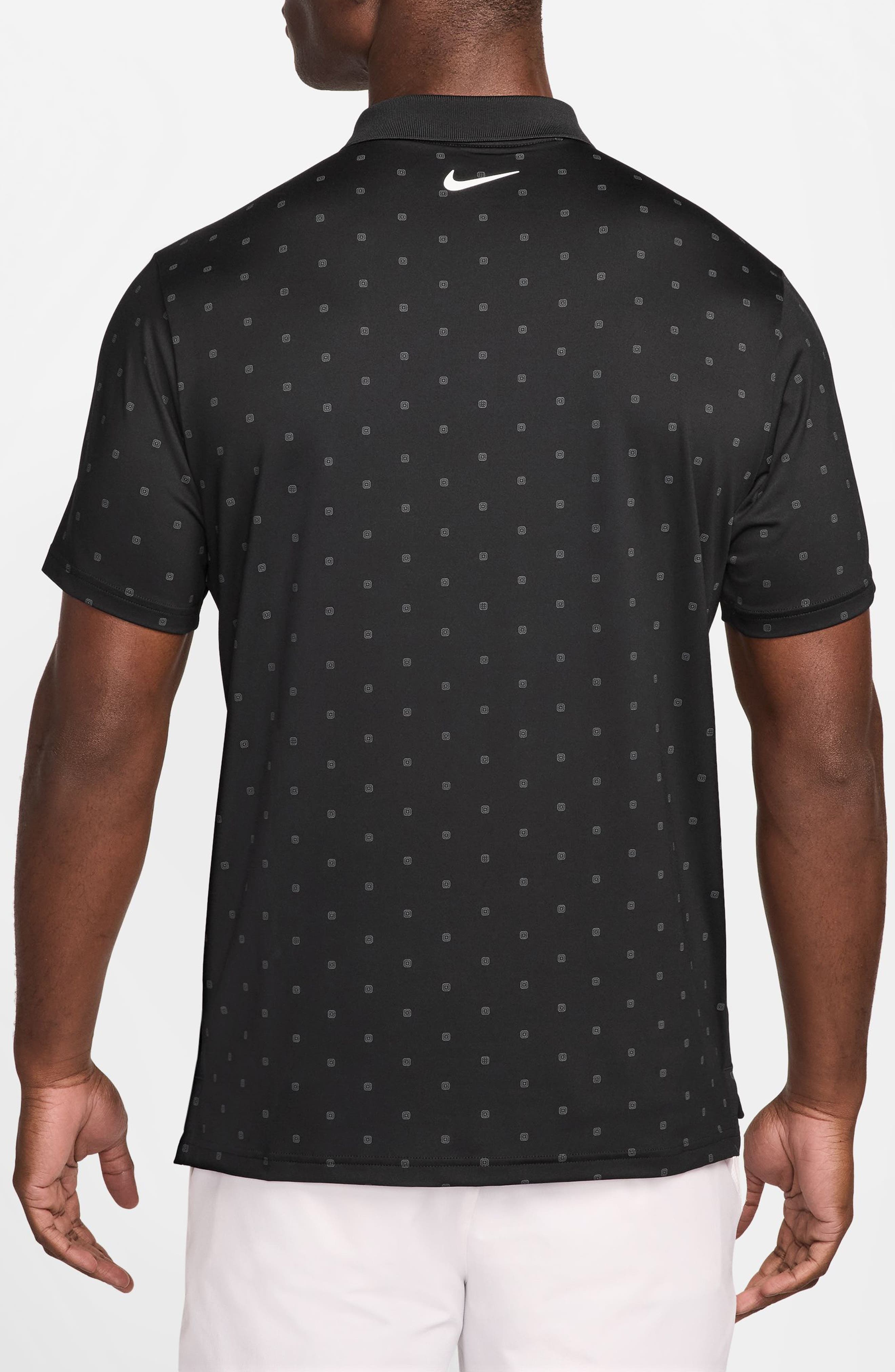 Nike Tour Dri-FIT Golf Polo in Black/White at Nordstrom - 2