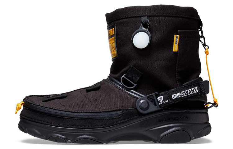 Crocs GRIP SWANY x atmos x All-Terrain Clog 'Black' 208017-001 - 2
