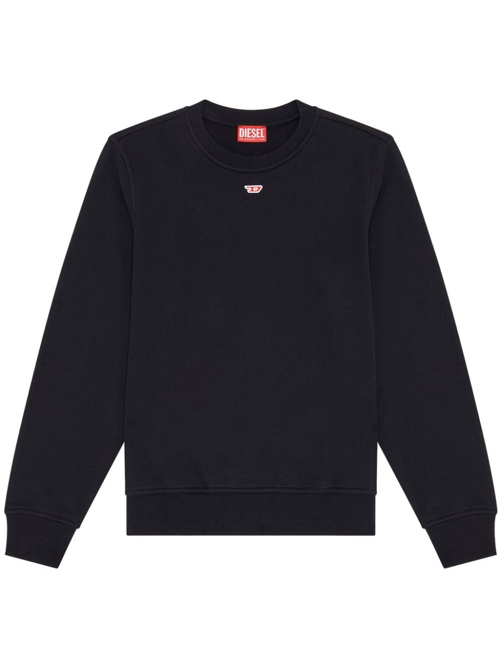 D-logo cotton sweatshirt - 1