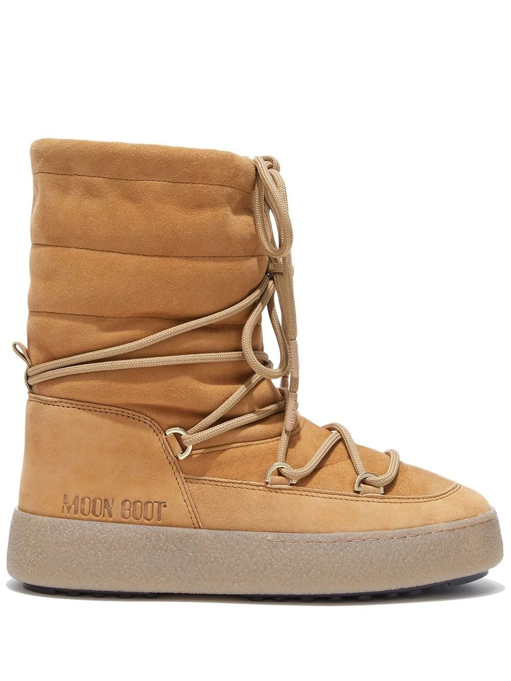 Ltrack lace-up moon boots - 1
