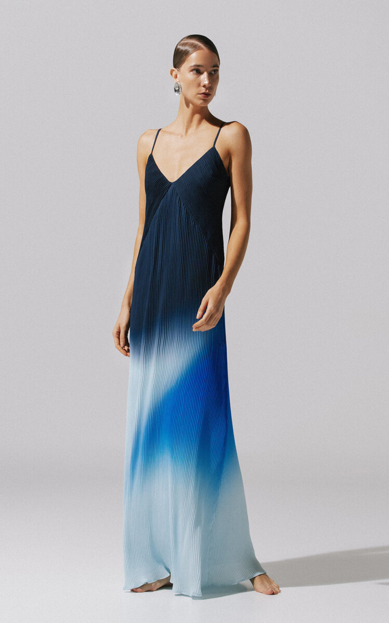 BAOBAB Plie Ombré Maxi Dress blue outlook