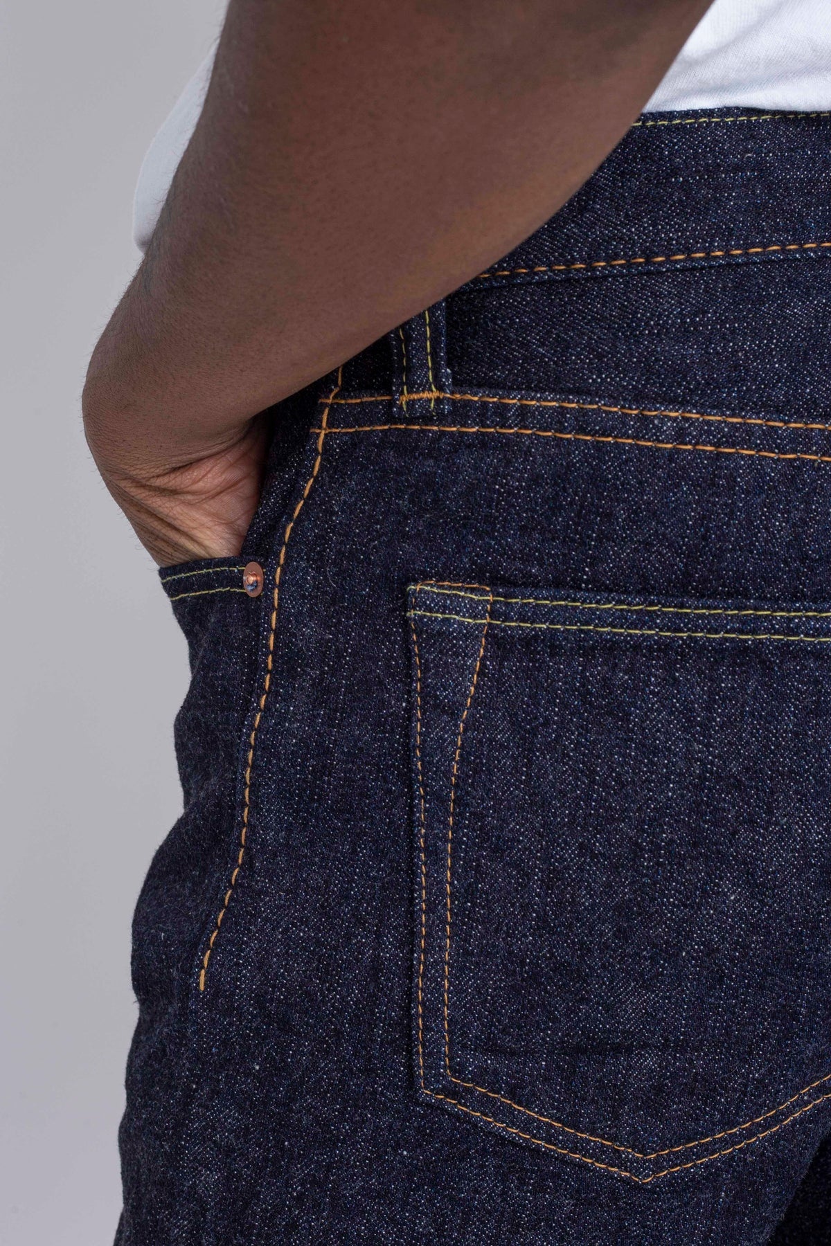 XX-019 14oz Relaxed Tapered Blue In Green Exclusive Version - 4