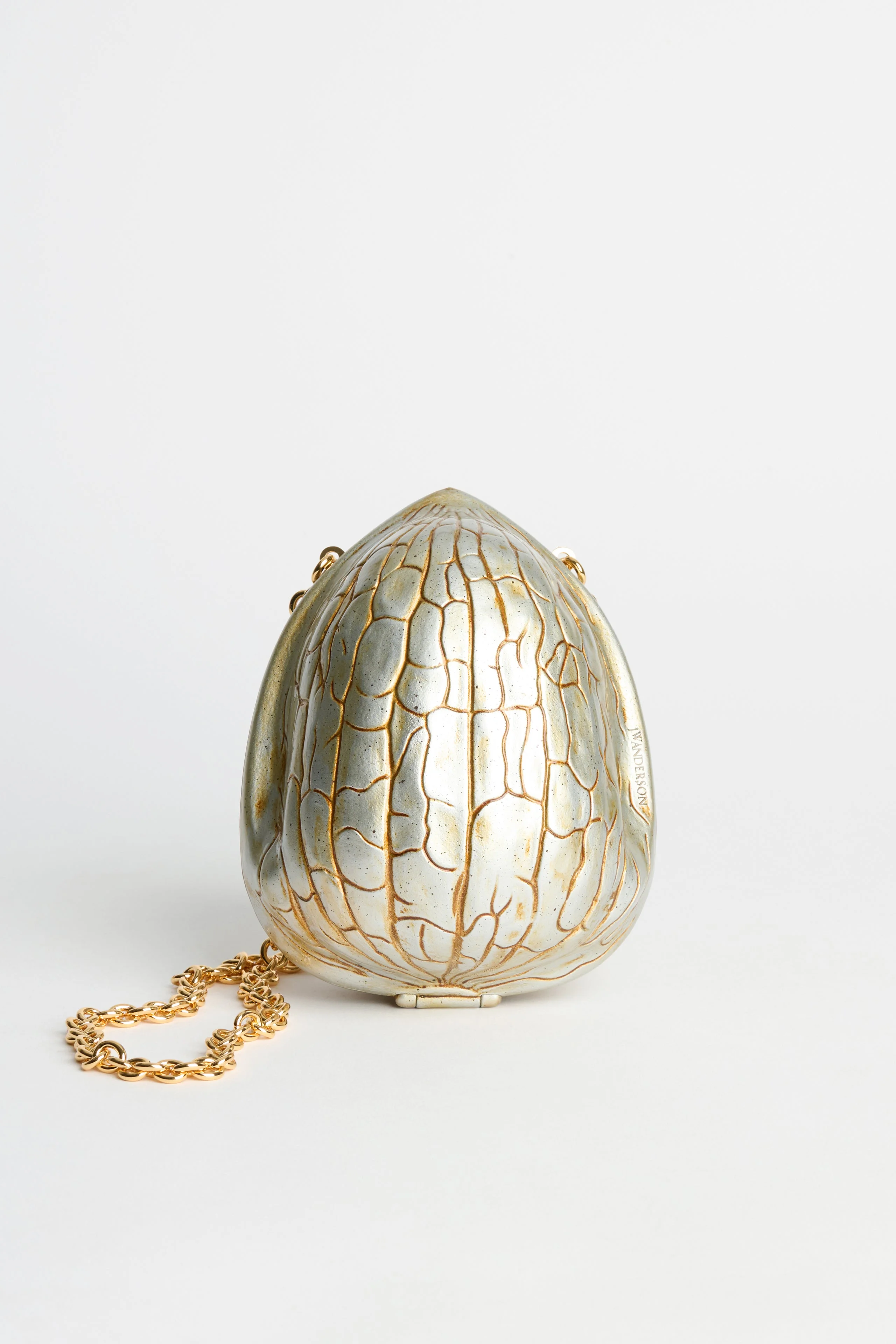 JW ANDERSON WALNUT CLUTCH AGED GOLD - 1