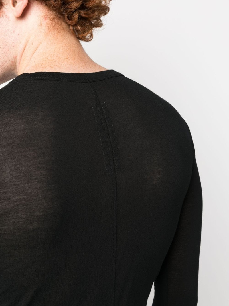 long-sleeved marl-knit T-shirt 5