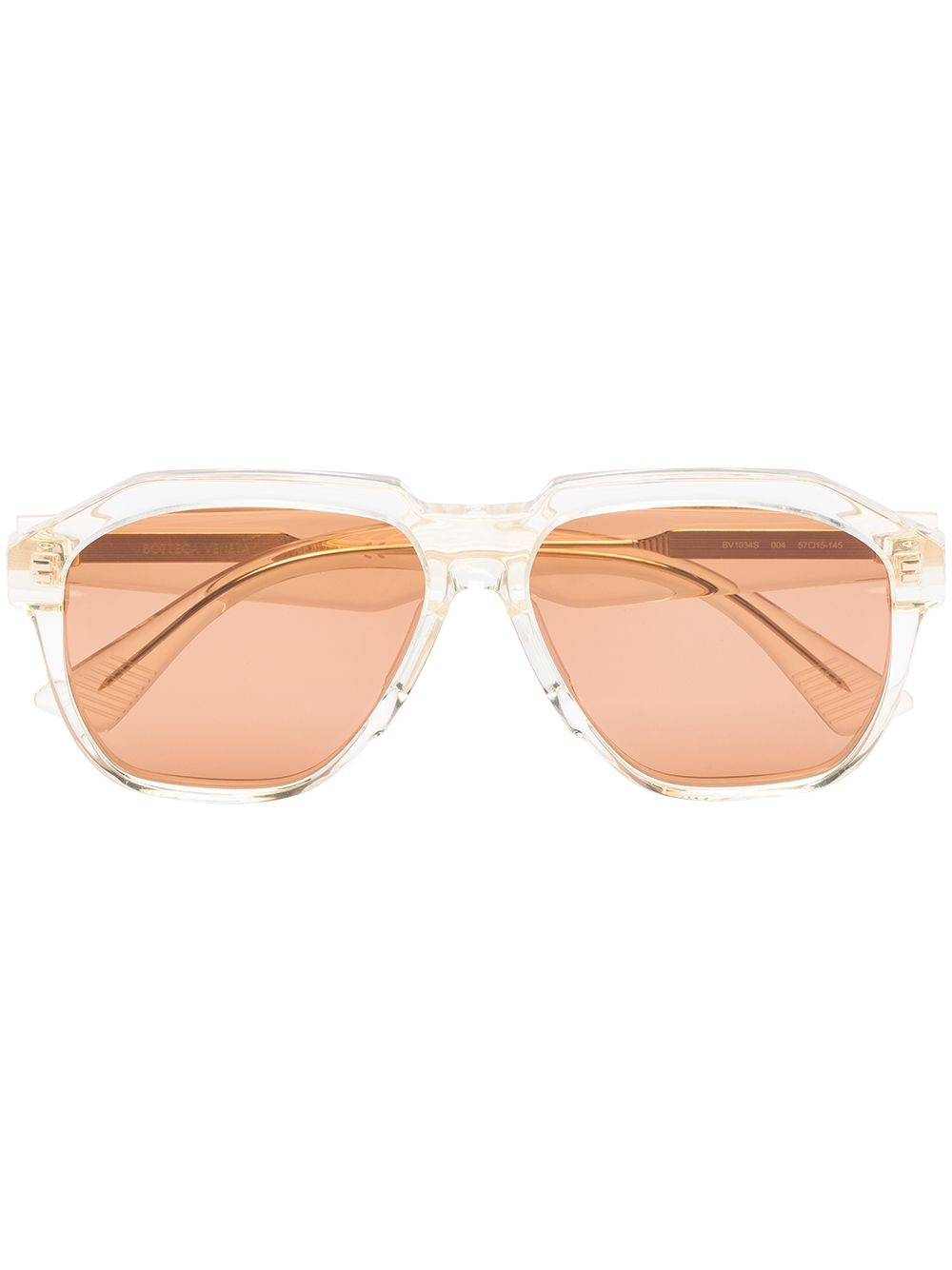 geometric oversized-frame sunglasses - 1