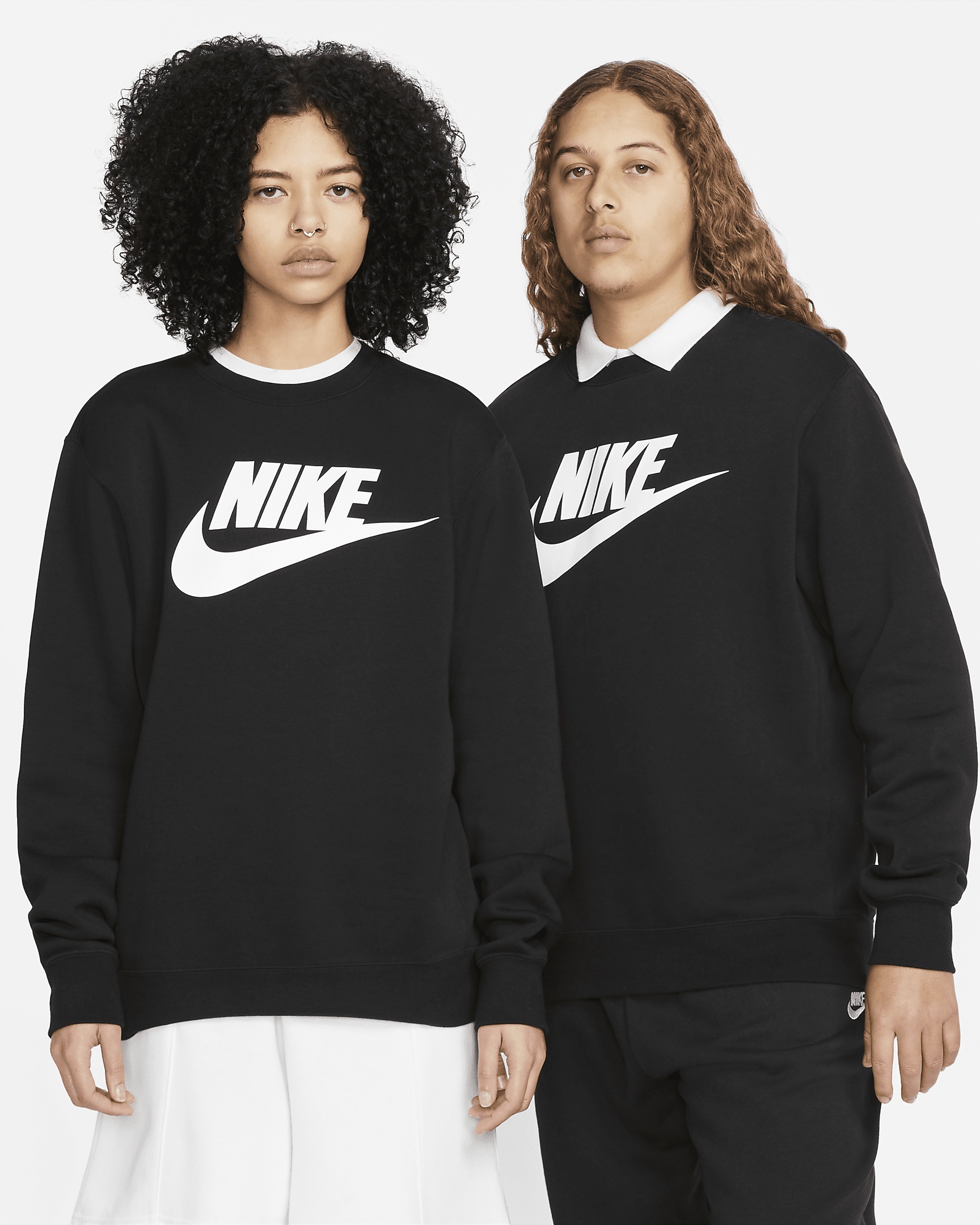 Nike Sportswear Club Fleece Men's Graphic Crew - 1