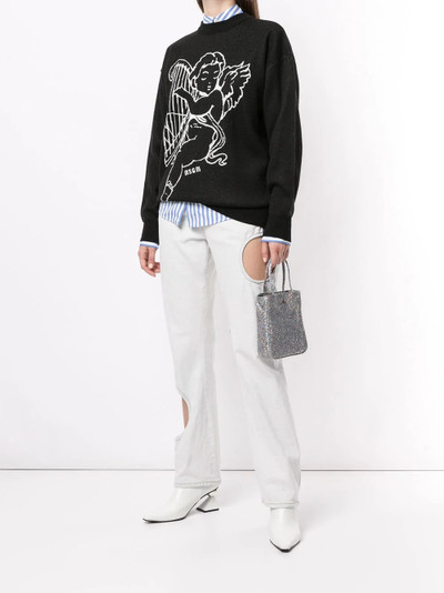 MSGM cherub alpaca-wool knit jumper outlook