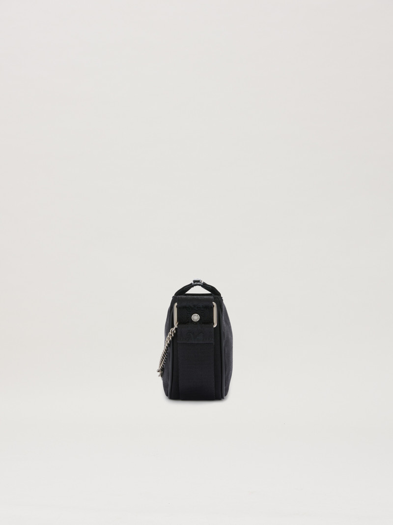 Metallic logo plate croosbody bag 4