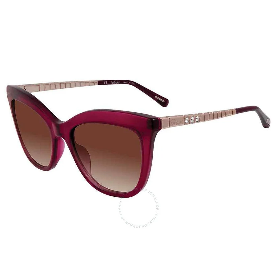 Chopard Brown Gradient Cat Eye Ladies Sunglasses SCH260S 01BV 54 - 1