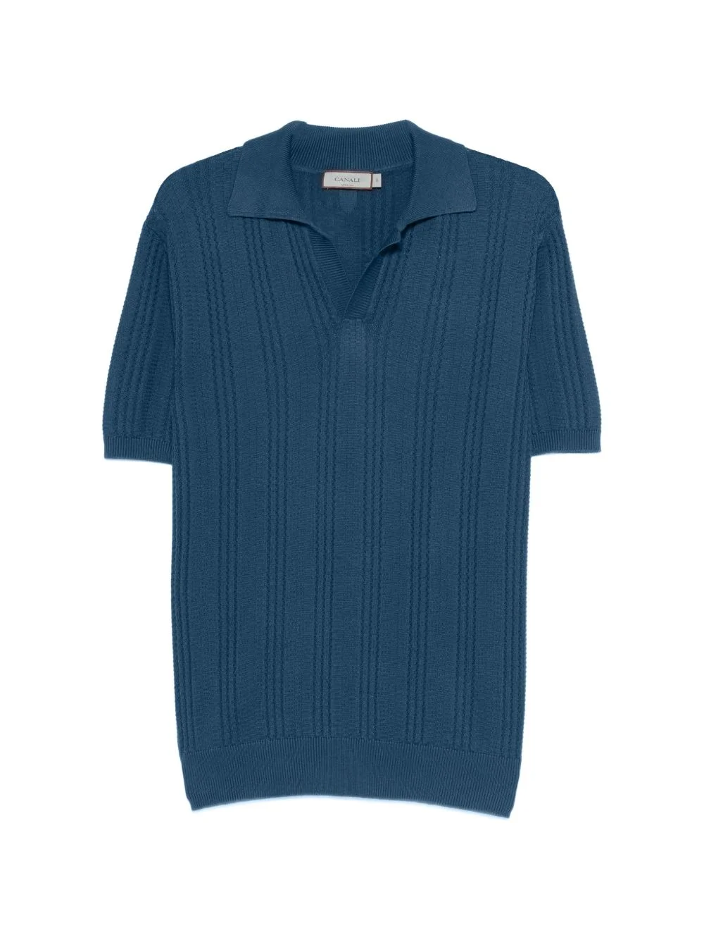 textured T-shirt - 1