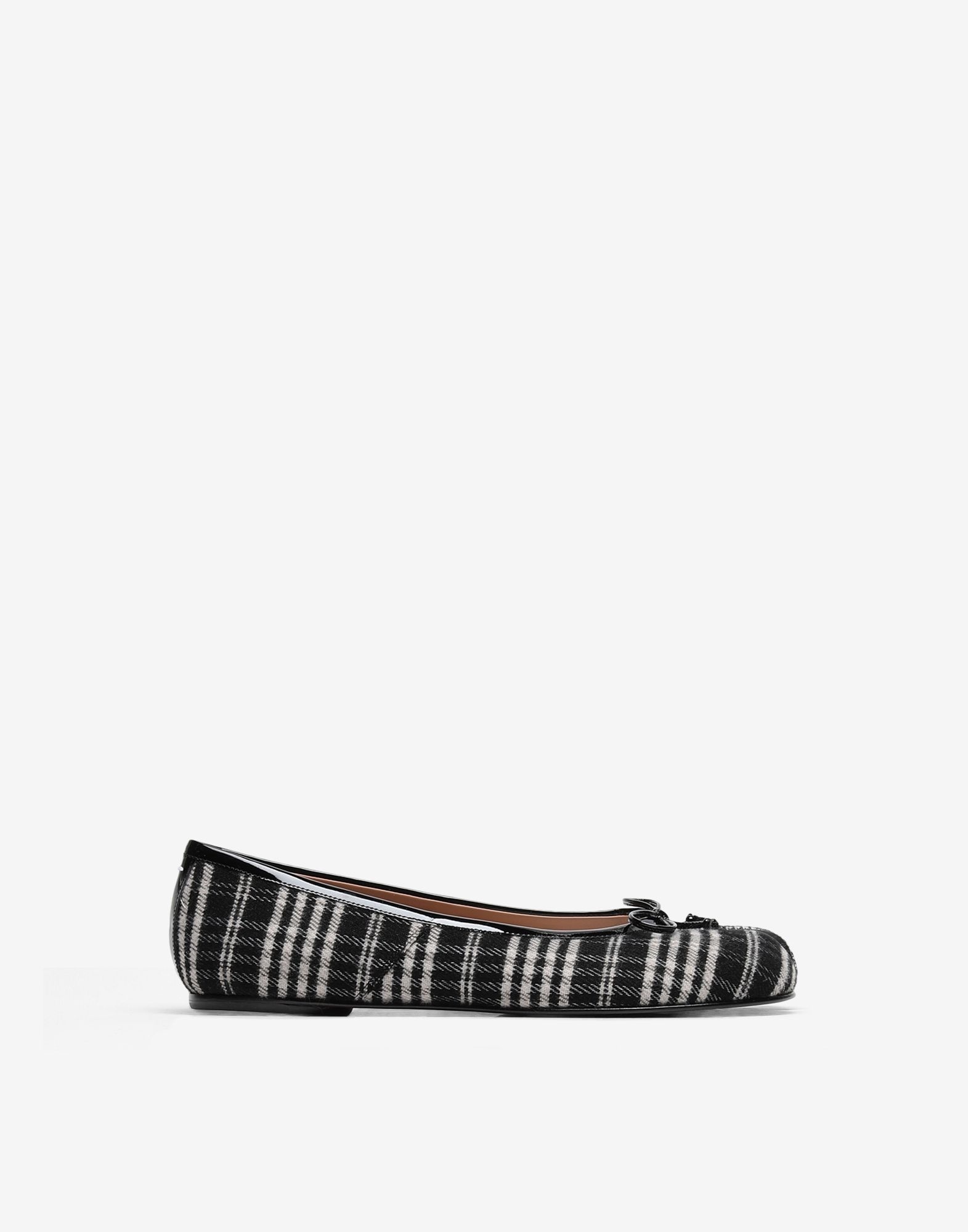 Tabi tartan ballerinas - 1