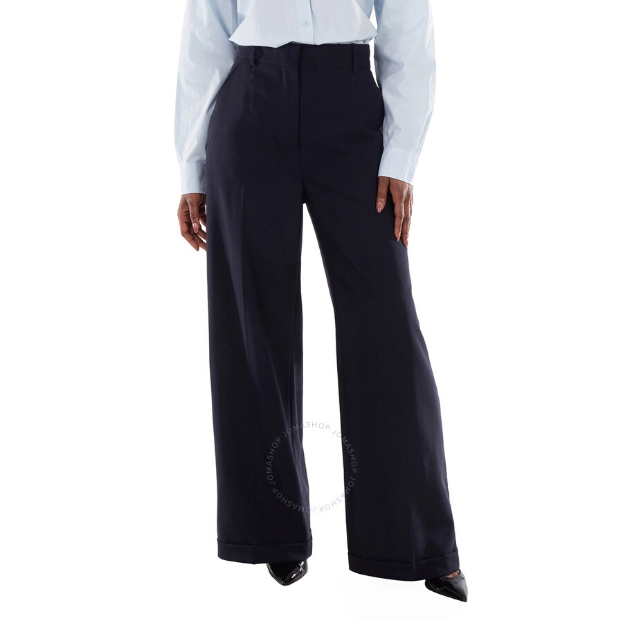 Kenzo Tailored Pleat Wool Pants - 3