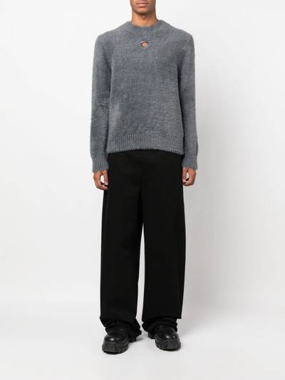 Craig Green cut out-detail knitted sweater outlook