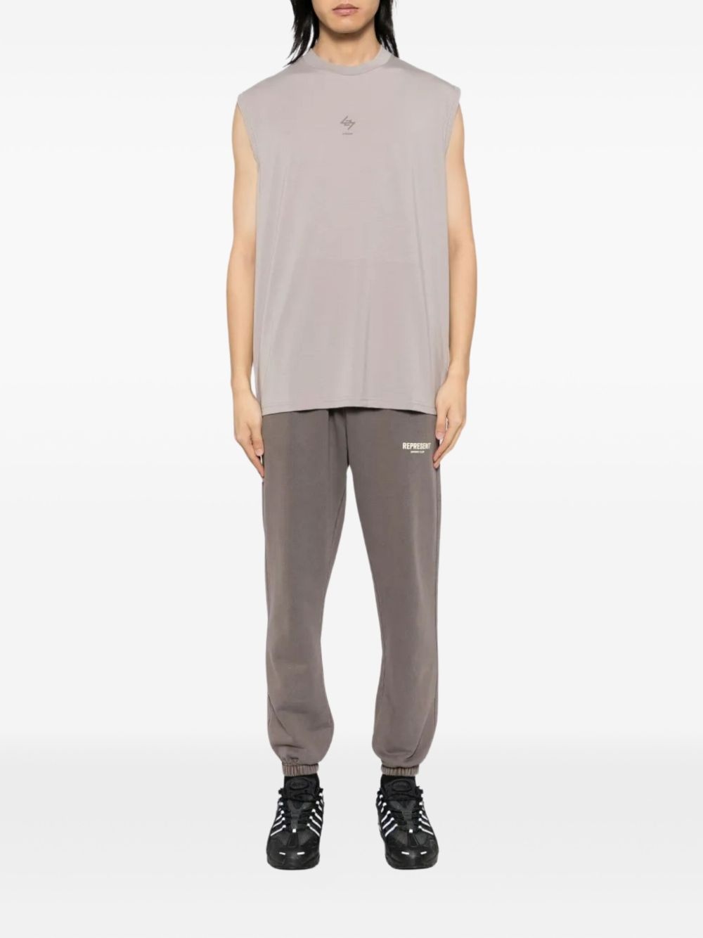 cotton track pants - 2