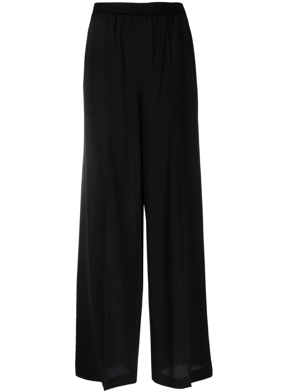 elasticated wide-leg trousers - 1