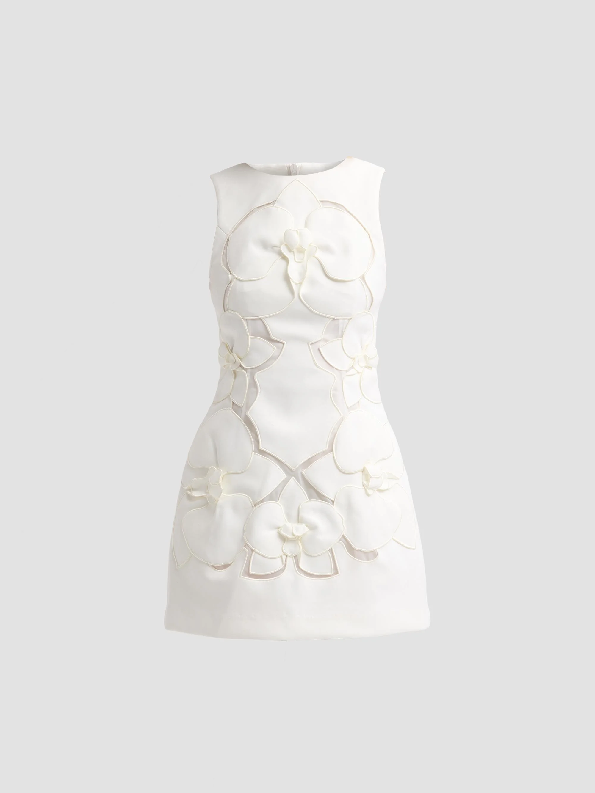 Women's Forever Young Raffin Mini Dress - Ivory - 1