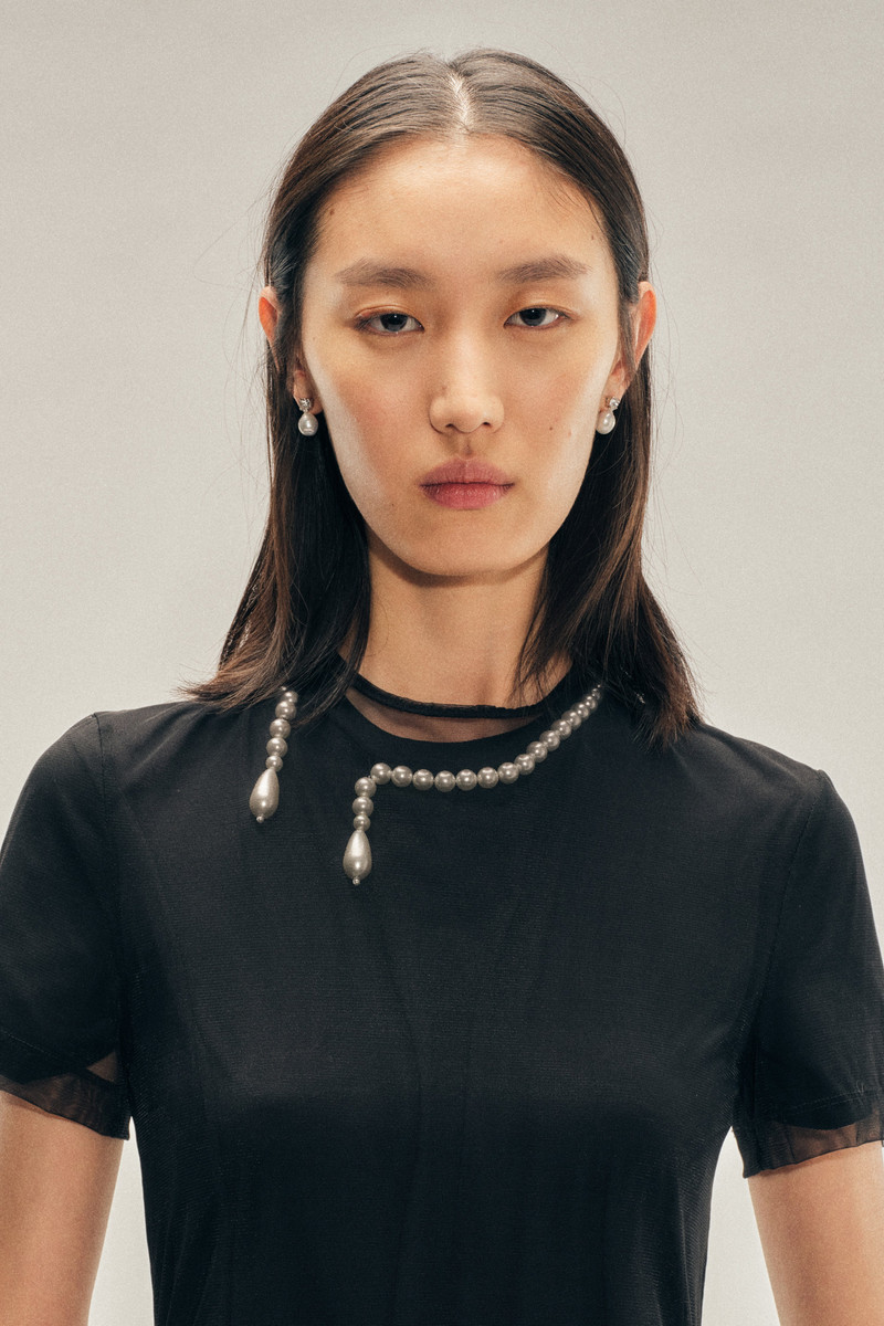 Beaded Layered Liquid Dress 4