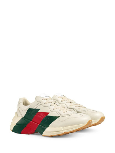 GUCCI Rhyton Web chunky sneakers outlook