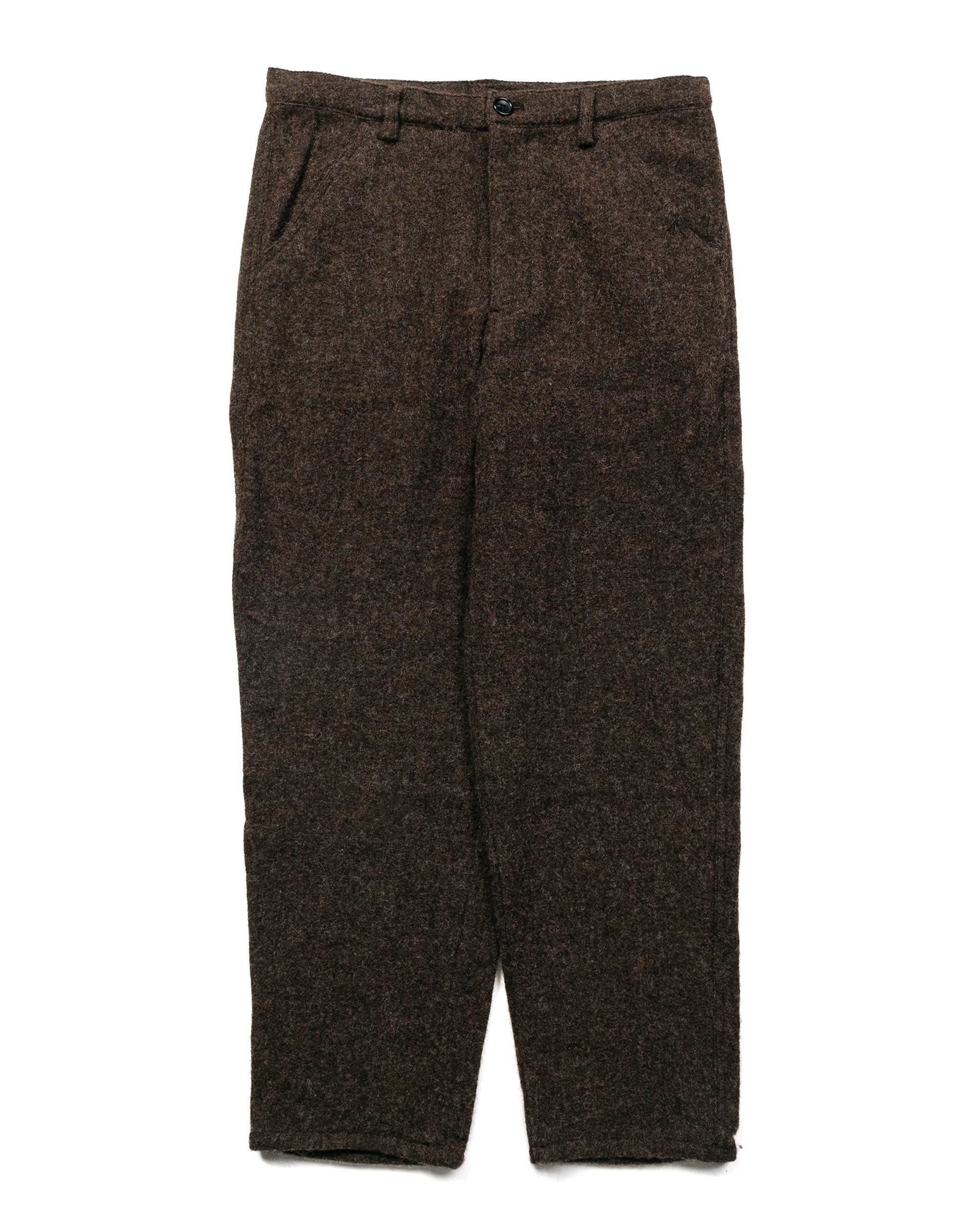 Wool Pants Brown - 1