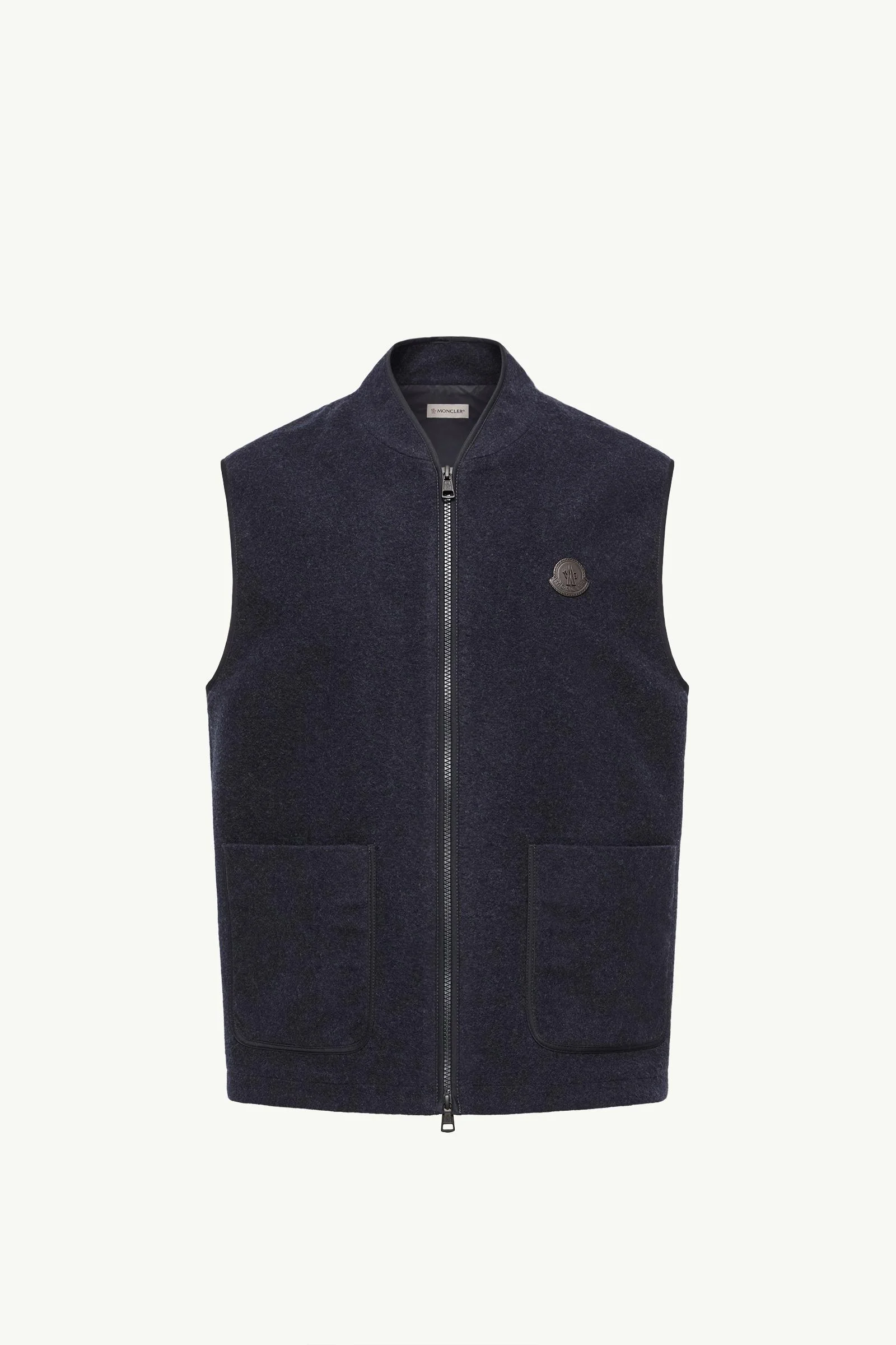 Wool Zip-Up Vest - 1