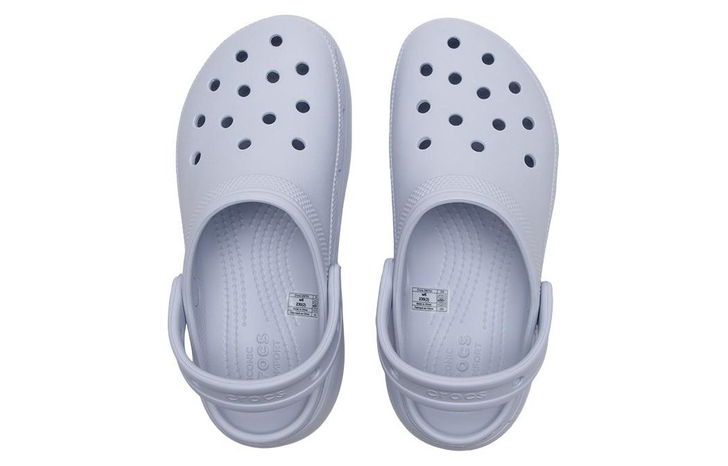 (WMNS) Crocs Classic Platform Shoes 'Blue' 206750-5AF - 3