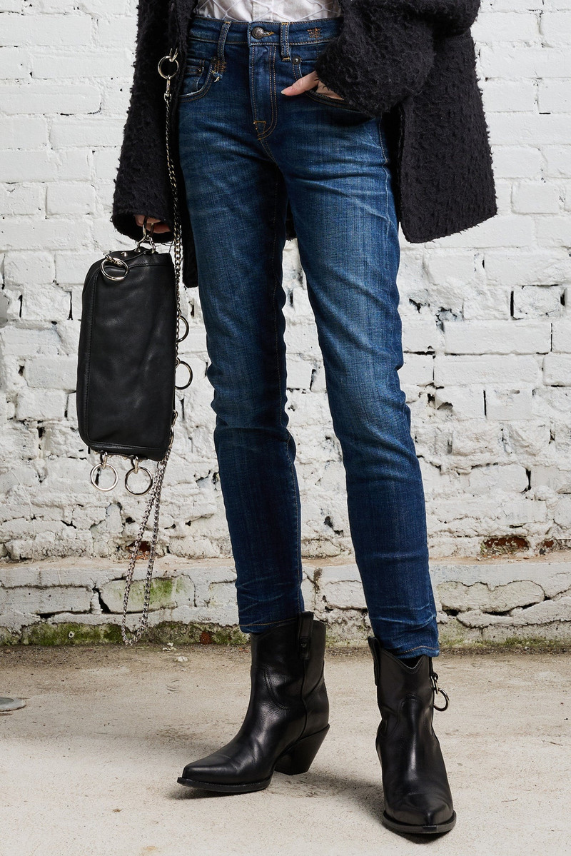 R13 Boy Straight - Howell Indigo | R13 Denim outlook