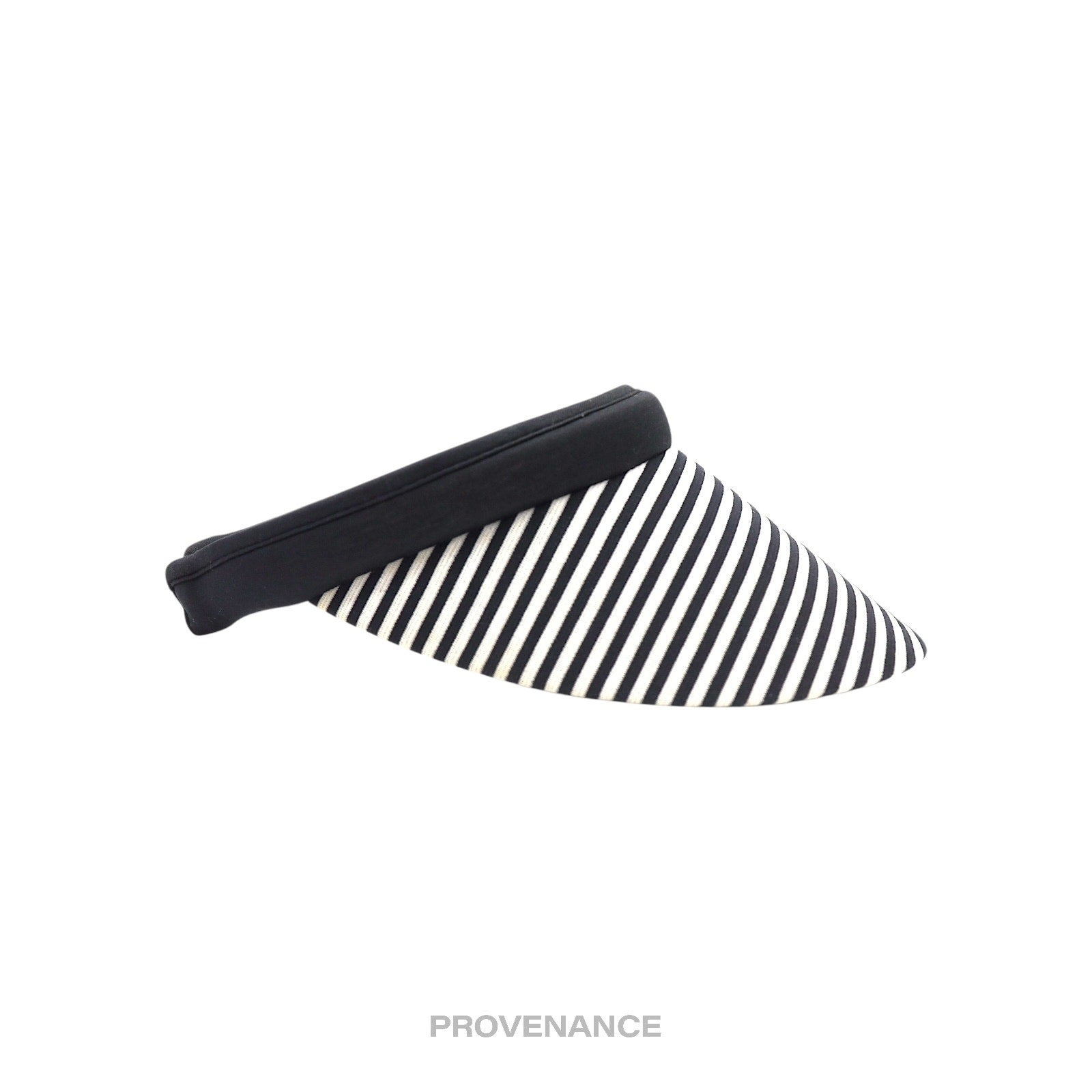 Christian Dior CD Sports Logo Visor - Striped Black White - 3