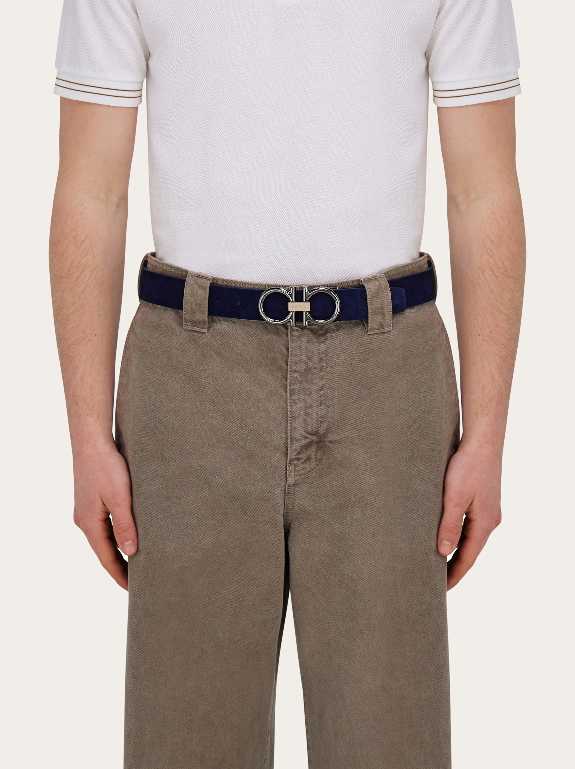 Adjustable Gancini belt - 4