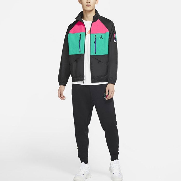 Air Jordan Winter Utility Athleisure Casual Sports Jacket Black CT3380-010 - 4