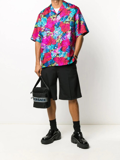 VERSACE floral silk shirt outlook