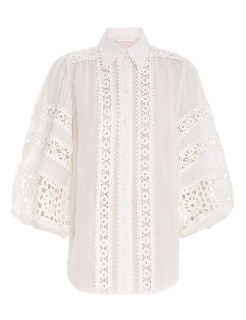 DEVI SPLICED BILLOW BLOUSE 1