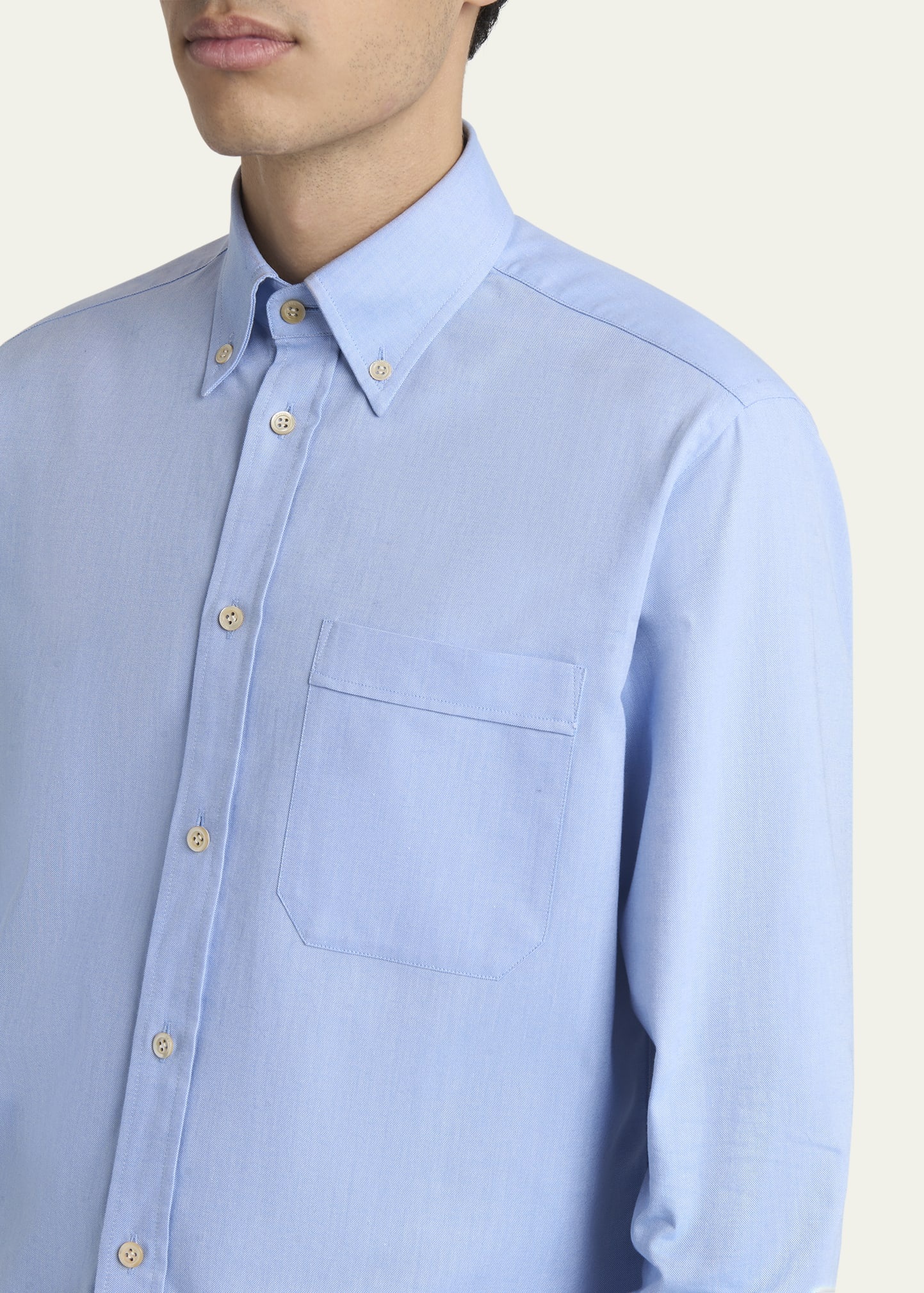 Men's Oxford Button-Collar Dress Shirt - 5
