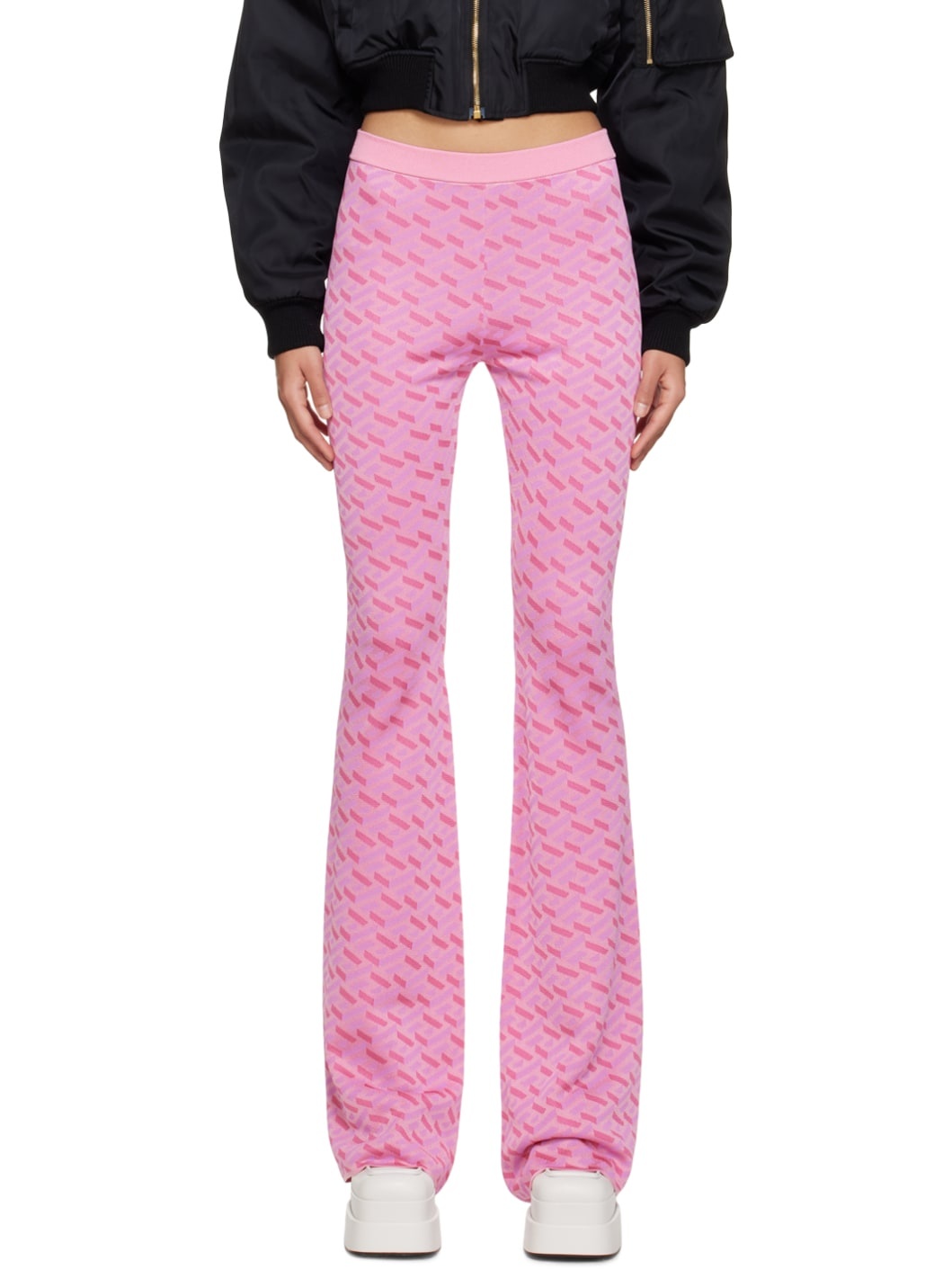 Pink 'La Greca' Lounge Pants - 1