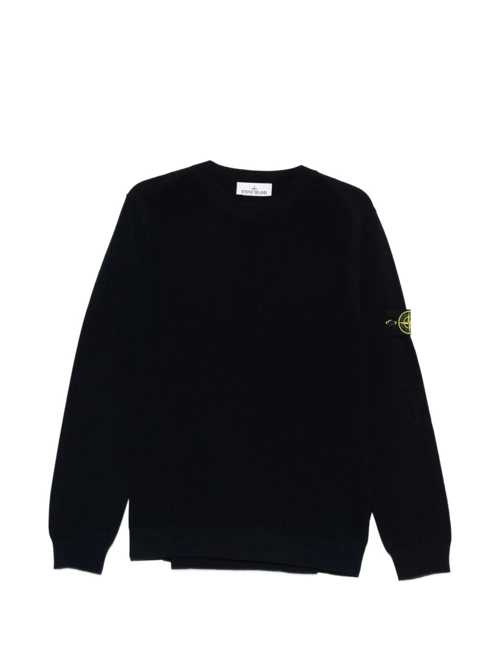 crew-neck logo-patch sweater - 1