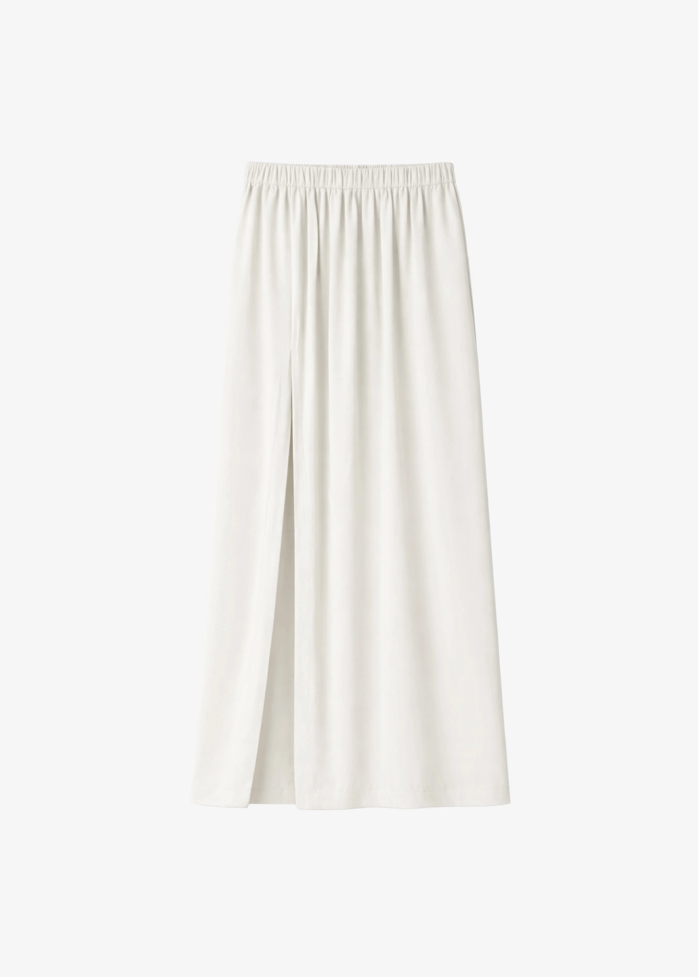 Elie Silk Fluid Maxi Skirt - Ivory - 1
