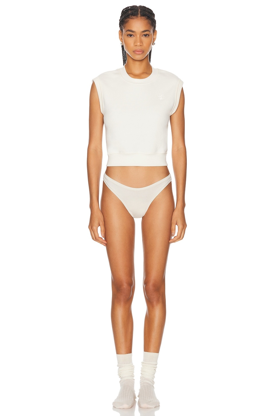 Sleeveless Crewneck Top - 5
