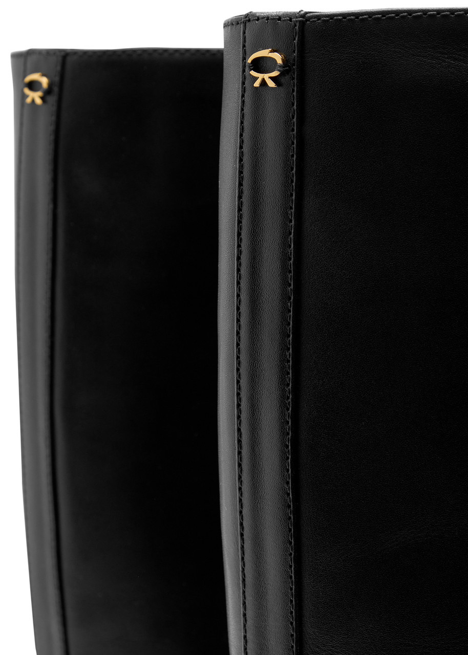 Gianvito Rossi Ascott Leather Knee-high Boots - 4