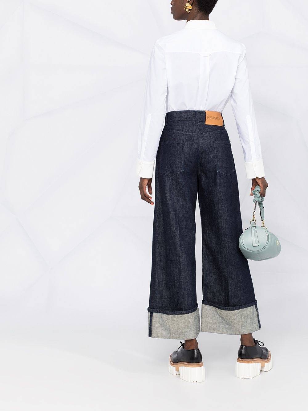 Poplin Power concealed-placket shirt - 4