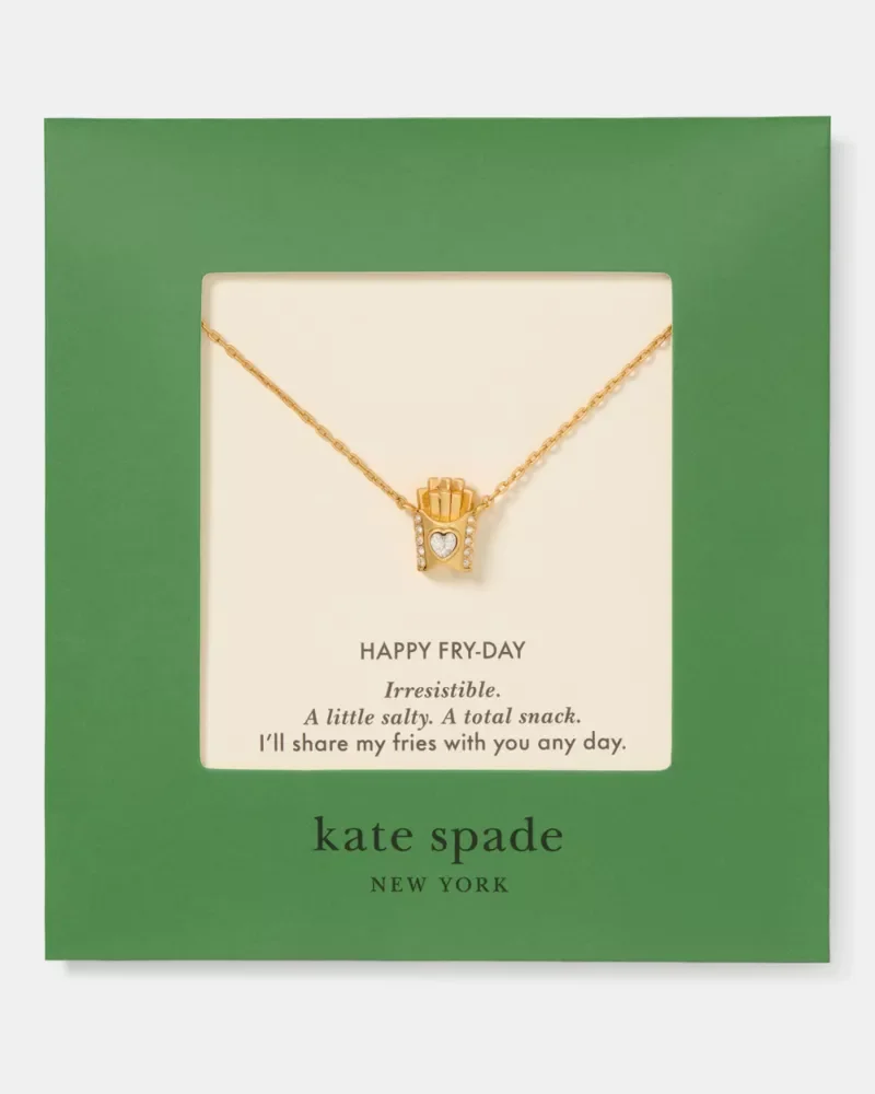 Happy Fry-day Carded Pendant - 1