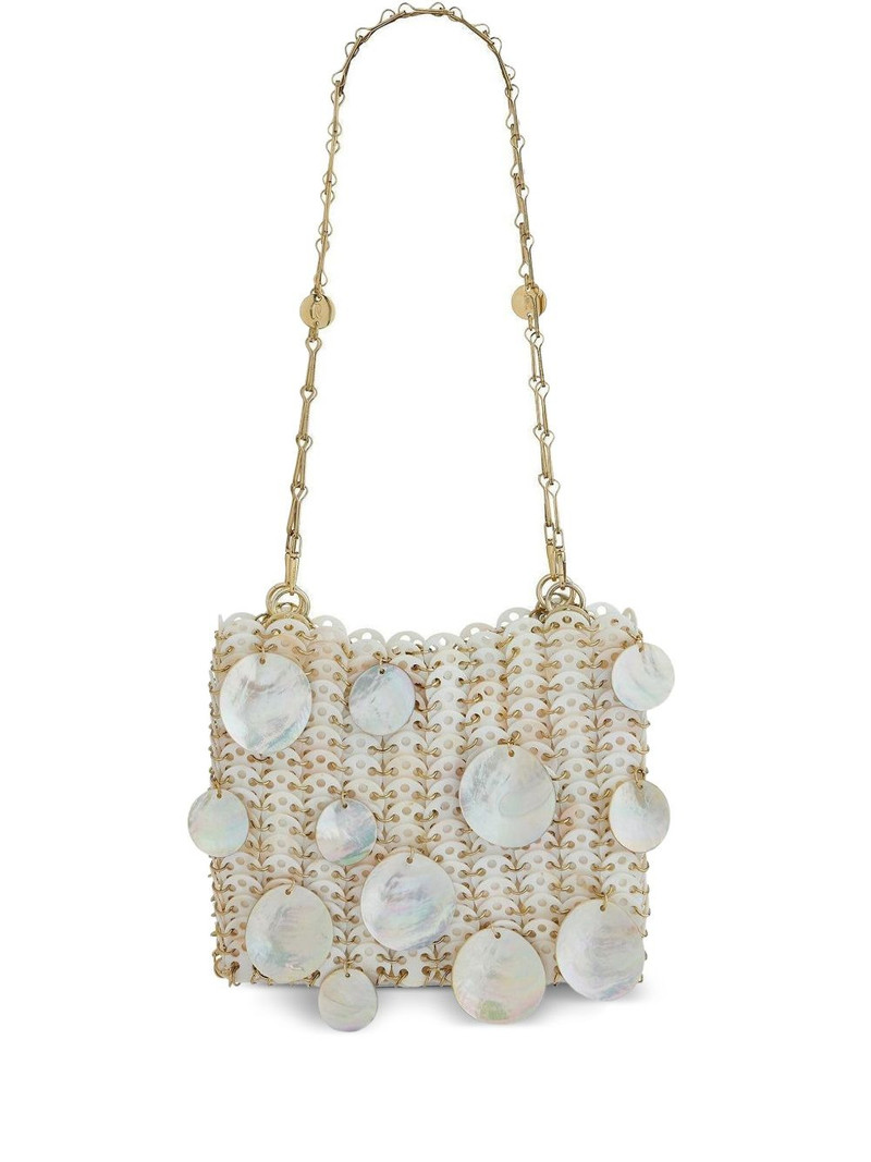1969 shell-embellished chain mini bag 1