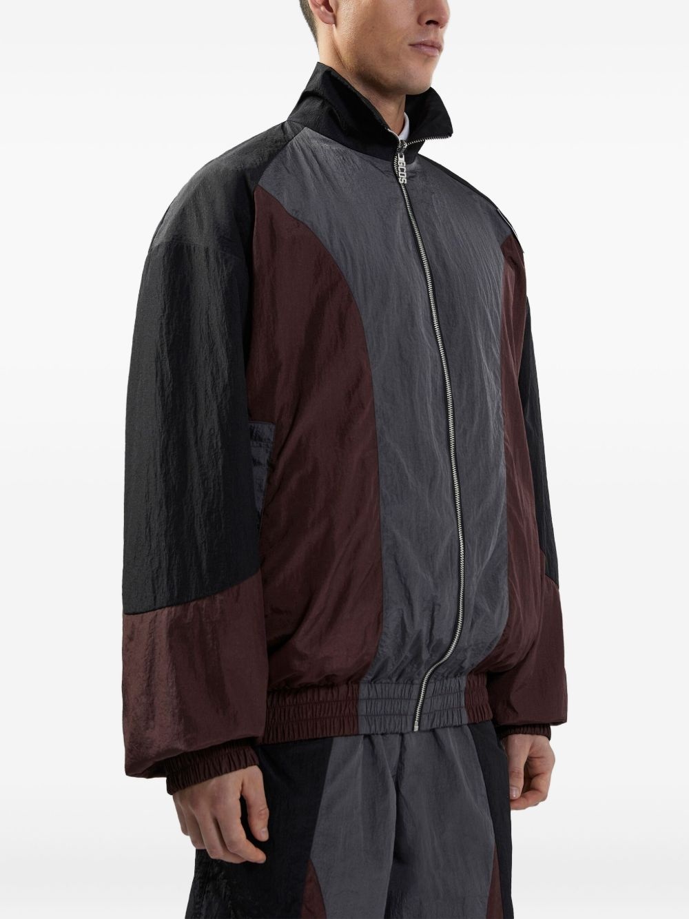 colour-block jacket - 5