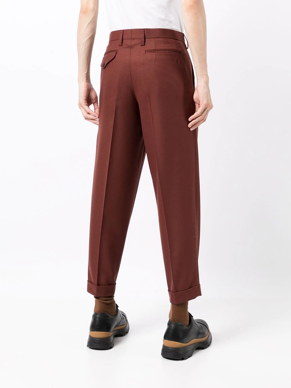 cropped-leg chinos - 4