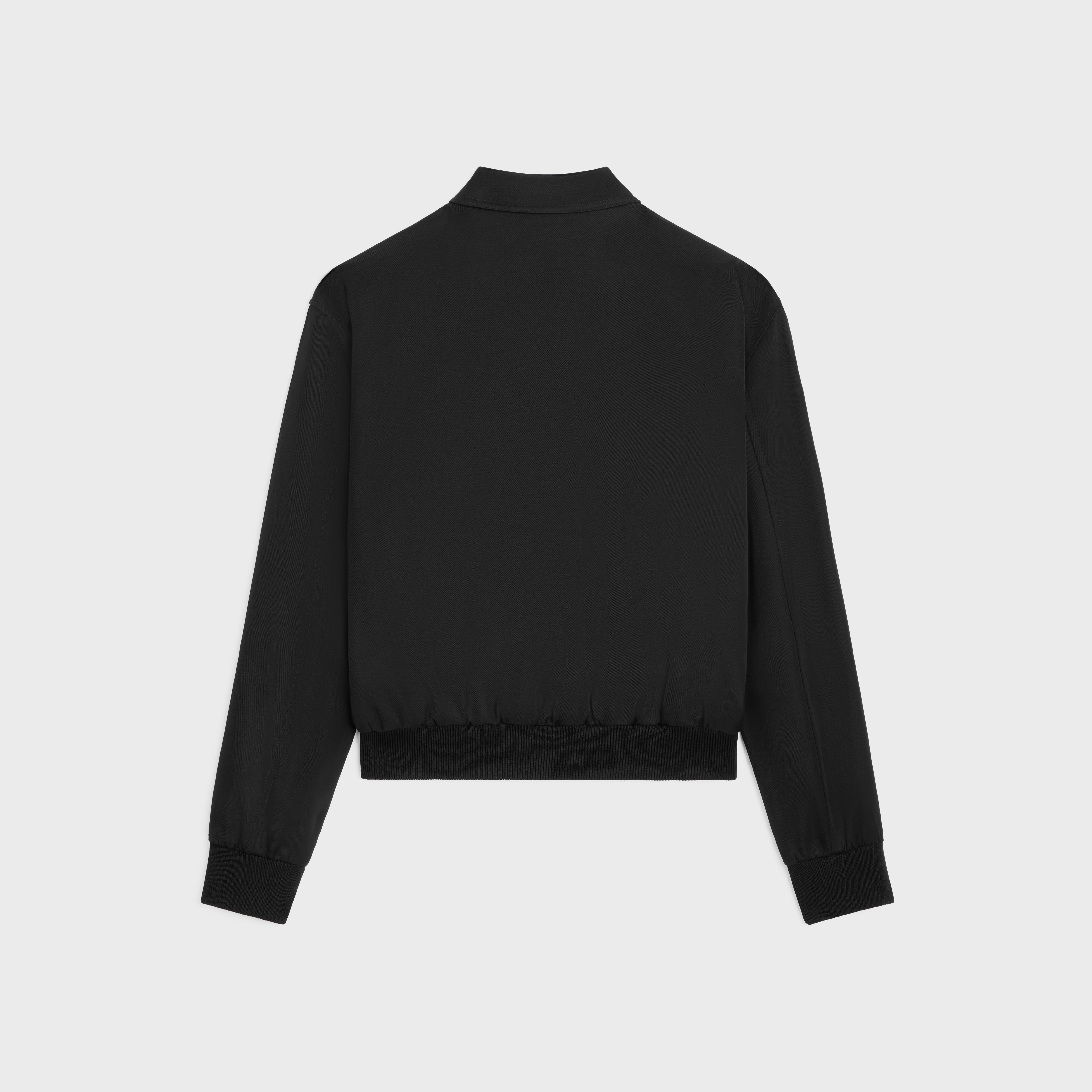 triomphe blouson jacket in rayon twill - 2