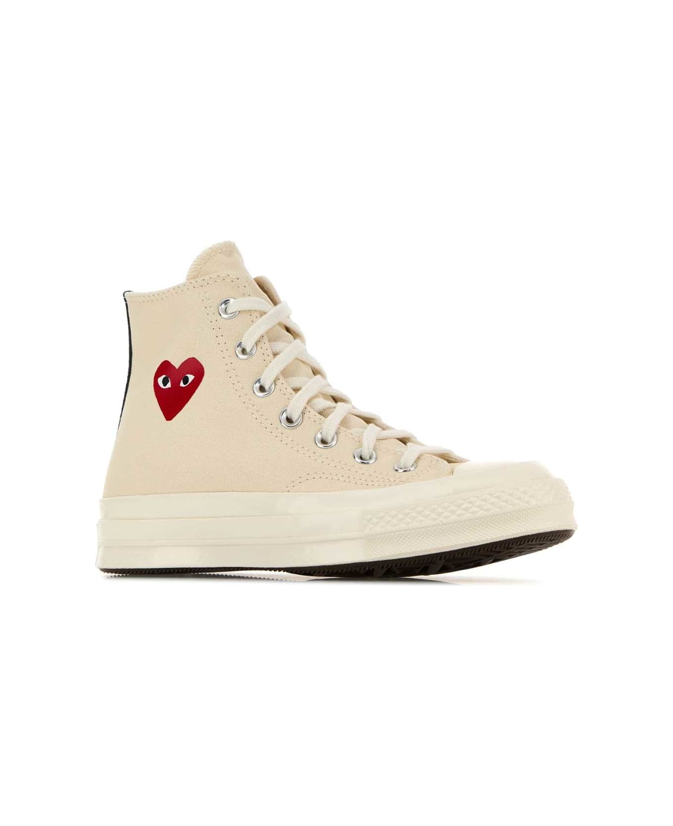 Ivory Canvas Comme Des Garã§ons X Converse Sneakers - 2