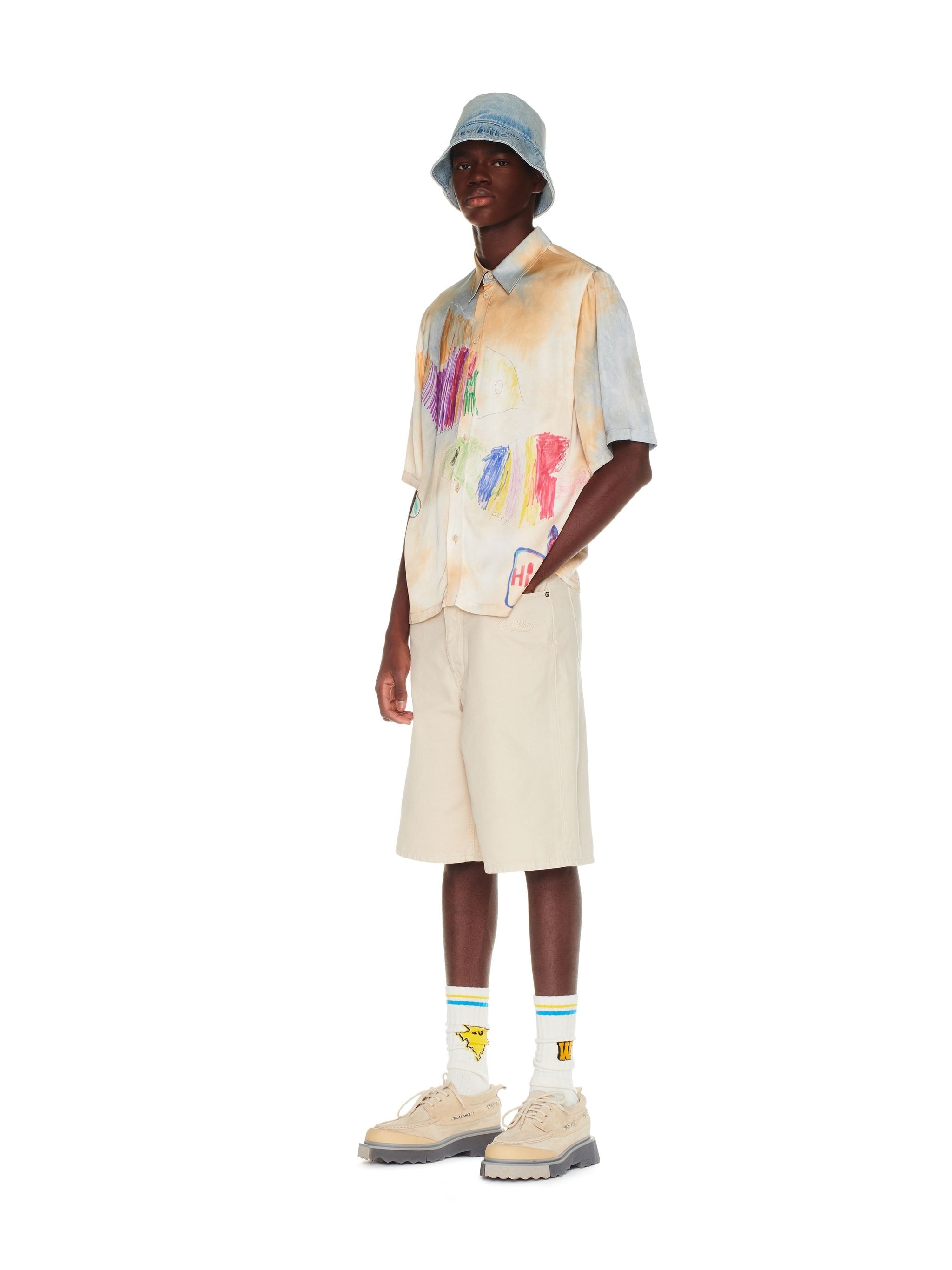 Cartoon Satin S/s Shirt - 3