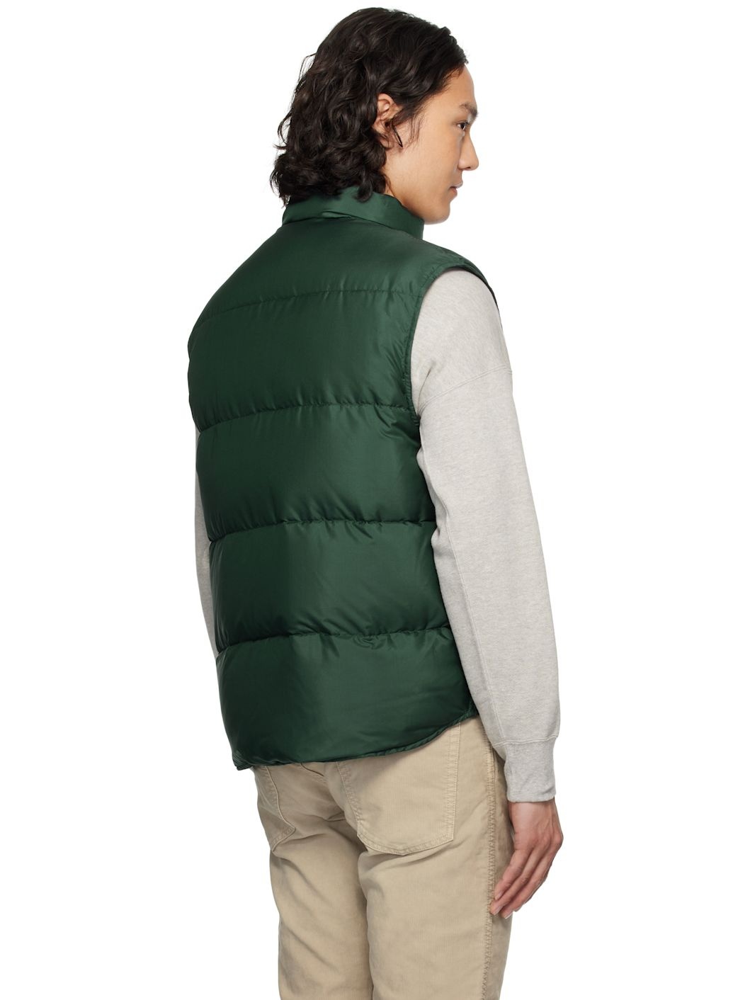 Green Karluk Down Vest - 3