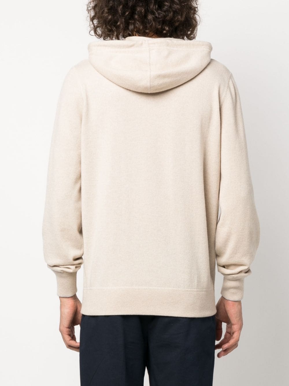 pullover cashmere hoodie - 4