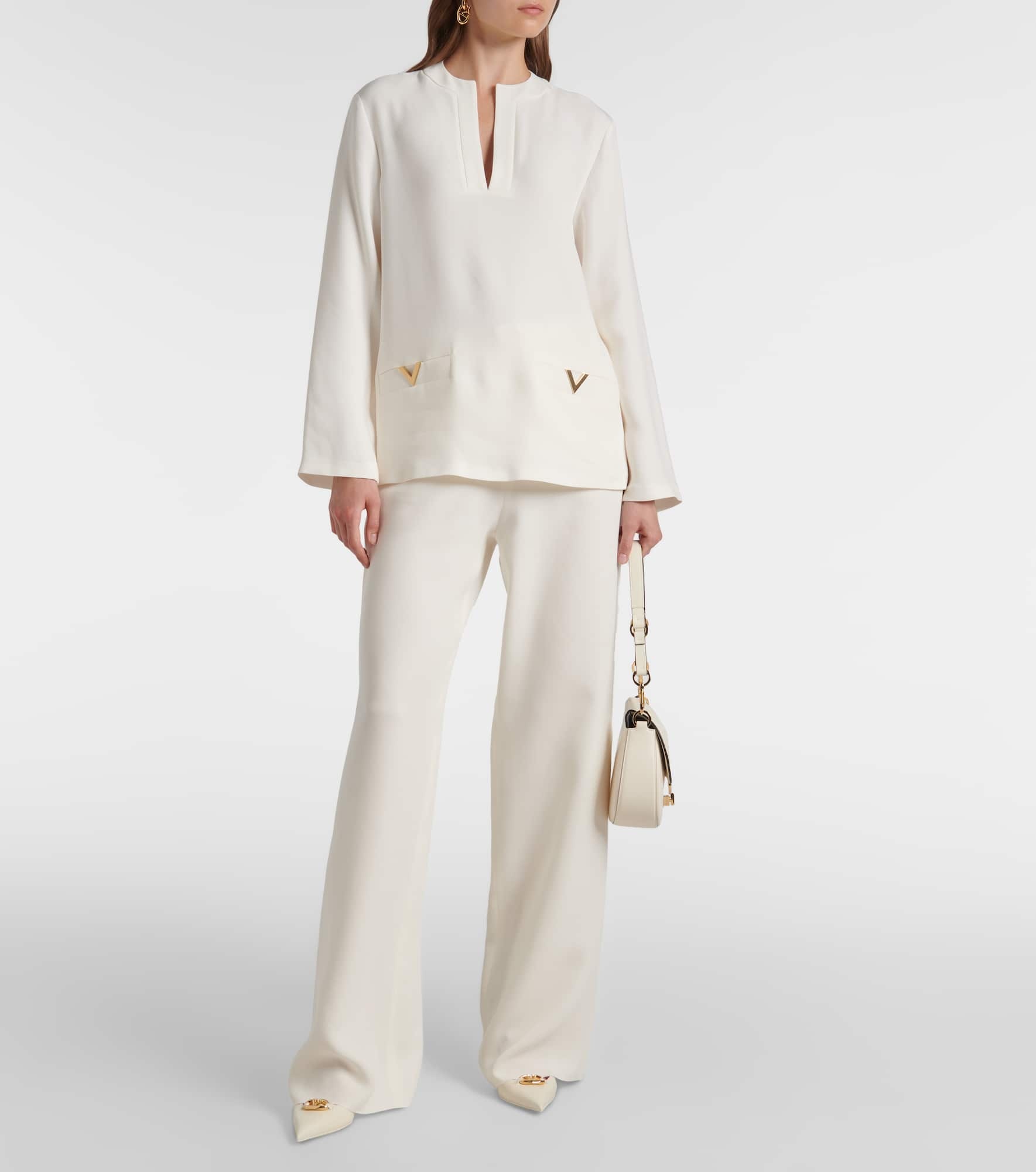 VGold silk top - 2