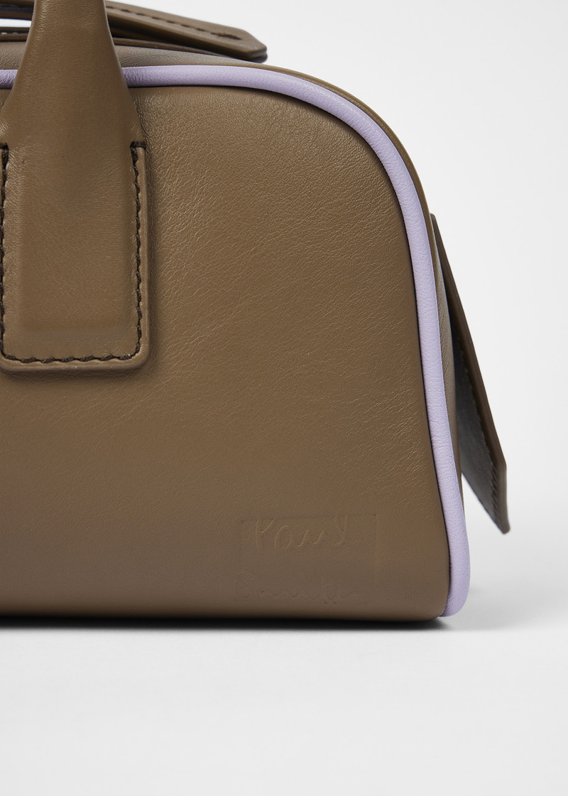 Women's Tan Leather Shoulder Bag 4