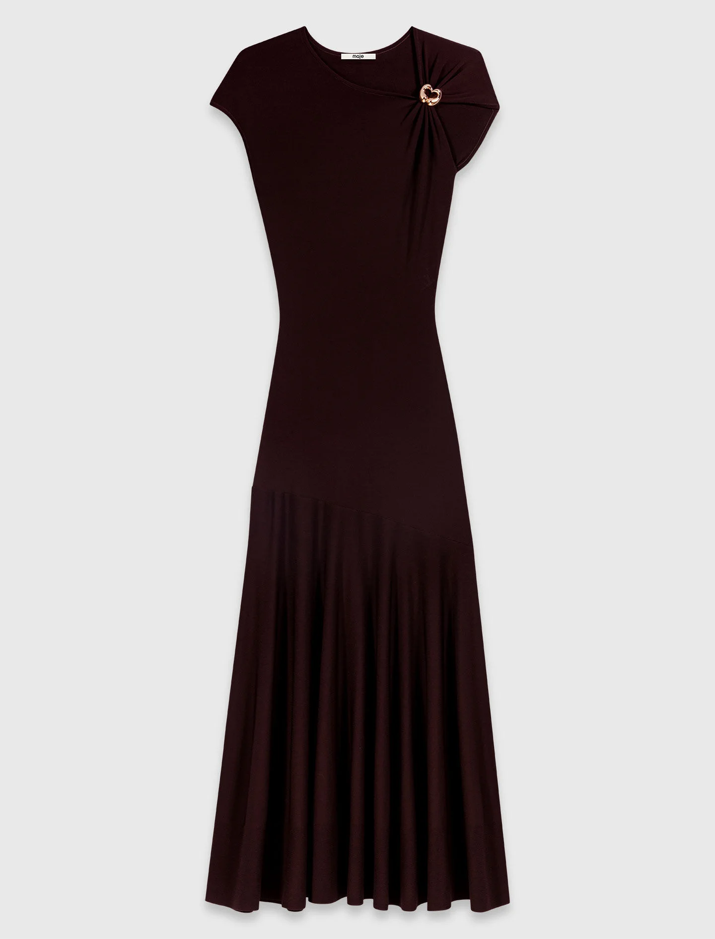 Asymmetrical jersey dress - 1
